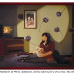 11-habitacion de Mariel Castellanos Acrilico sobre Lamina de acrilico 90x120 cm 2012