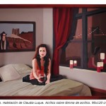 3-Habitacion de Claudia Luque 90x120 cm 2010 Acrilico sobre lamina de acrilico