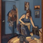 8-Habitacion de Juliana Agudelo 90x 120 cm 2011 Acrilico sobre lamina de acrilico