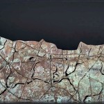 Ciudad de Ríos - 70 x 38 cm - Lamina de cobre - 2010