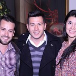 Sergio Plazas, Juan Pablo Triana y Lorena Go¦ümez